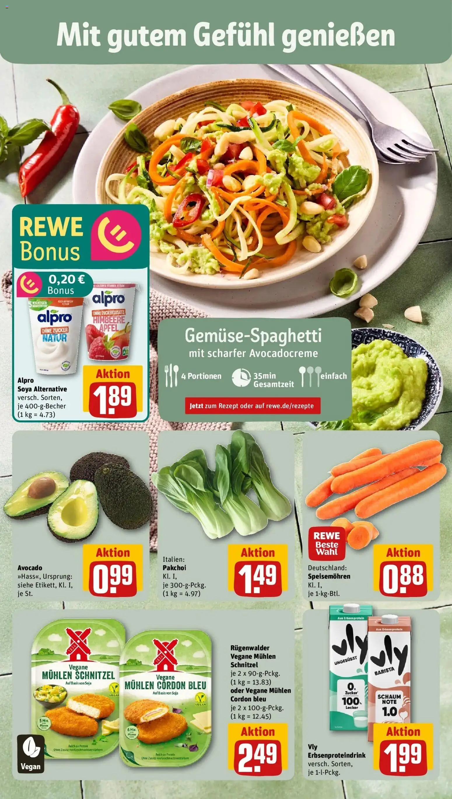 Rewe Prospekt Hann. Münden	 – gültig ab 05.04.2026 | Seite: 4 | Produkte: Äpfel, Alpro, Zucker, Himbeere