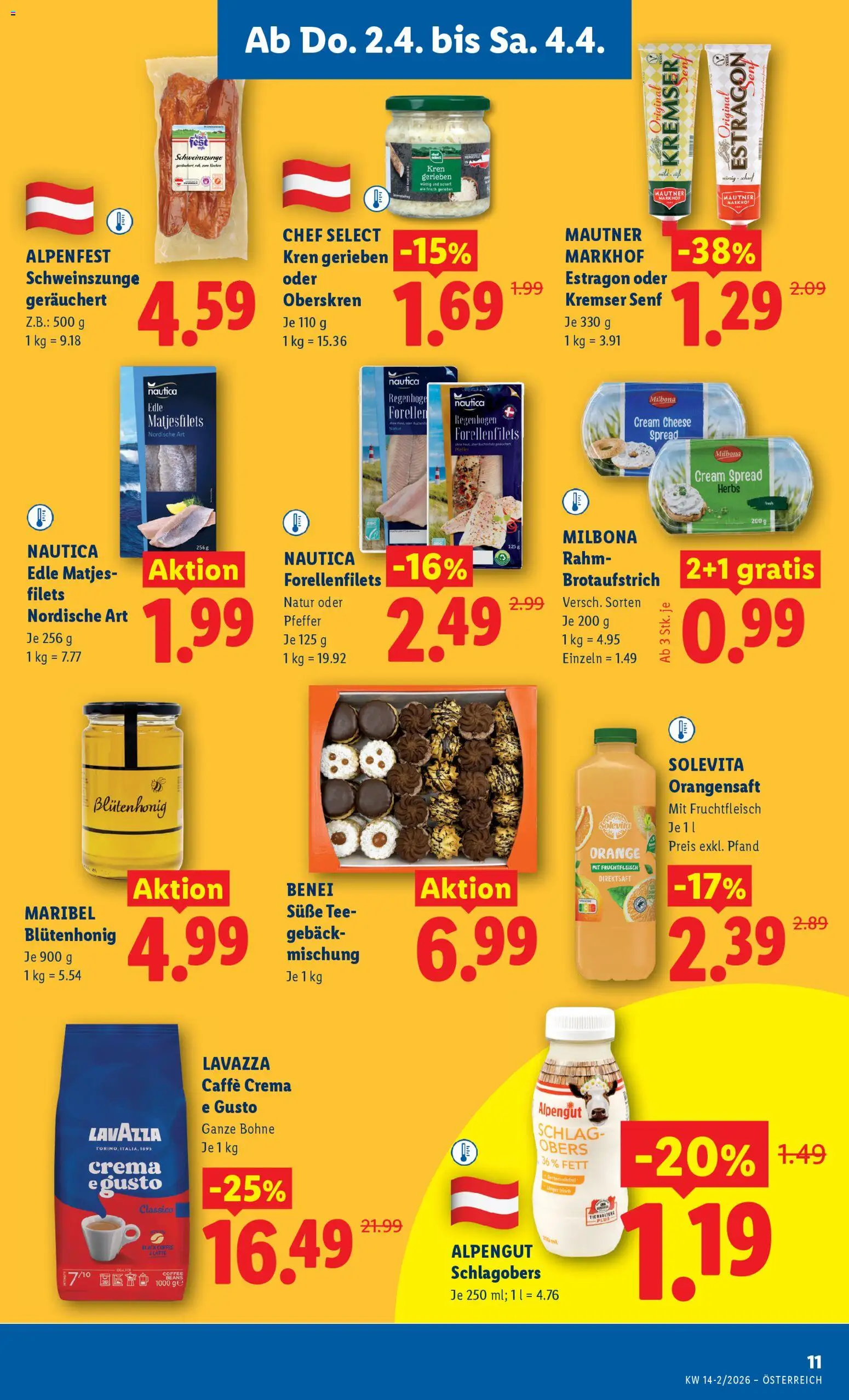 Lidl Flugblatt - Eisenstadt, Ebenfurth, Mattersburg gültig ab 02.04.2026 | Seite: 13 | Produkte: Pfeffer, Tee