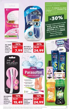 Ofertele Kaufland valabile de la 15.04.2026 | Pagină: 45 | Produse: Simit, Parfum, Recipiente, Șampon
