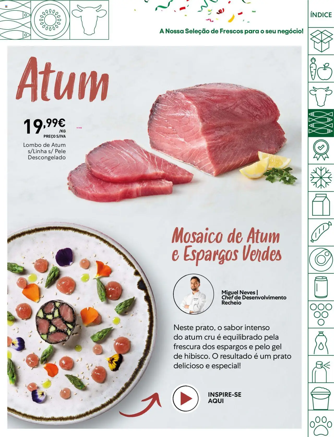 Recheio folheto │ válido de 14.10.2025 | Página: 11 | Produtos: Espargos, Atum, Lombo