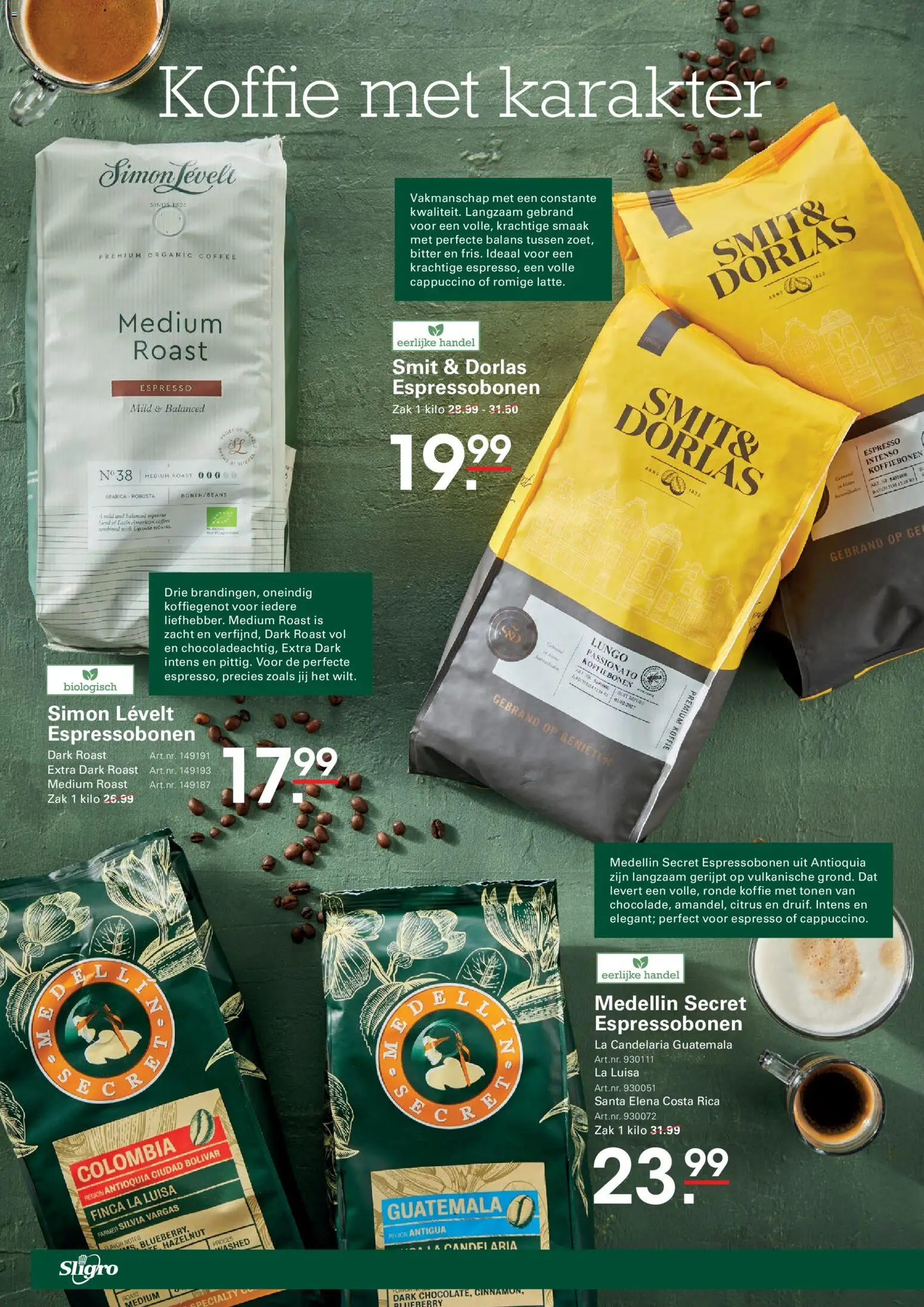 {H1} | Pagina: 48 | Producten: Koffie, Koffiebonen, Zak, La