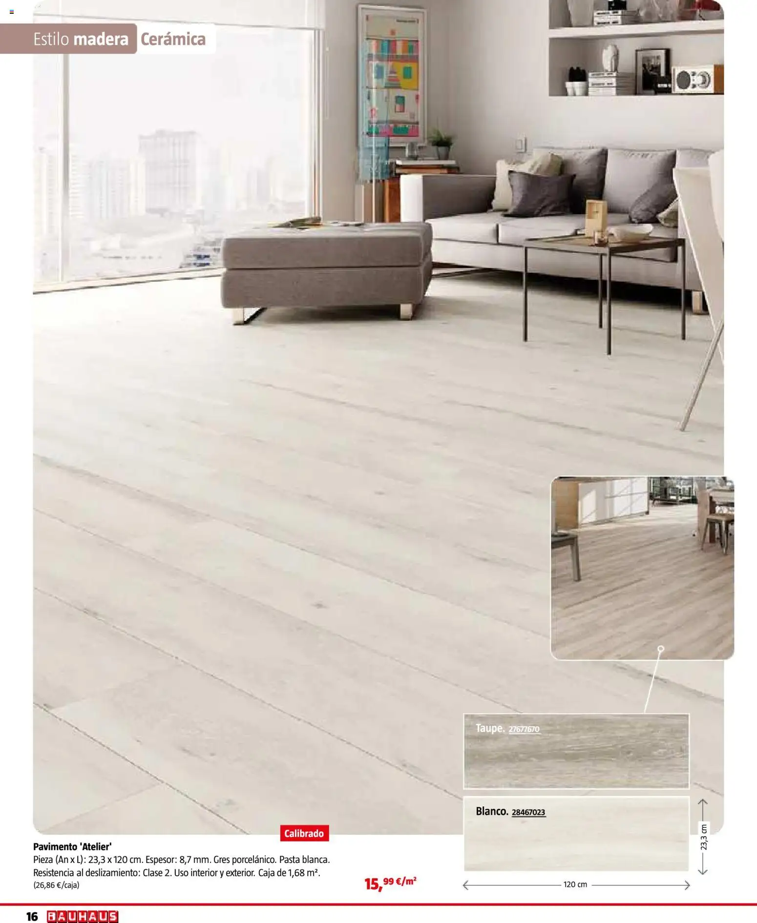 Bauhaus - Suelos y revestimientos │ válido desde el 24.02.2026 | Página: 16 | Productos: Pasta, Caja