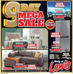 Lewis Stores specials catalogue – valid from 19.09.2025