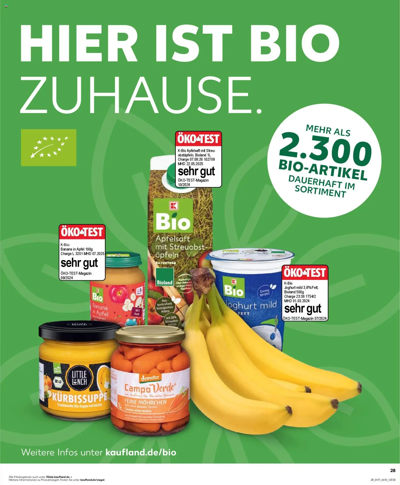 Kaufland prospekt Völklingen	 – gültig ab 20.11.2025 | Seite: 28 | Produkte: Joghurt, Apfelsaft, Apple, Kürbis