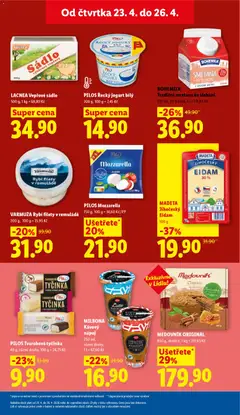 Náhled letáku MEDOVNÍK ORIGINÁL, 850 g, skořice od 23.04.2026 | Strana: 21 | Produkty: Sádlo, Řecký jogurt, Jogurt, Mozzarella