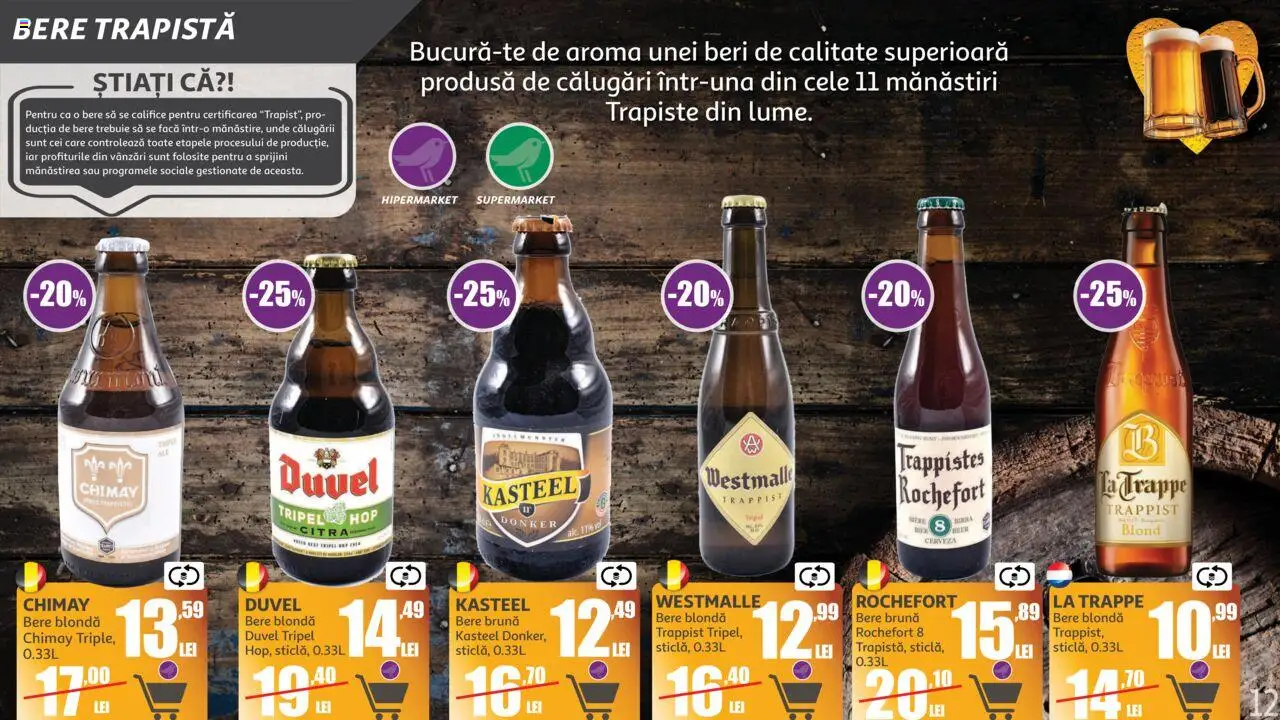 Auchan catalog - Marelui Târg de Bere – valabil de la 11.06.2025 | Pagină: 12 | Produse: Bere, Mere