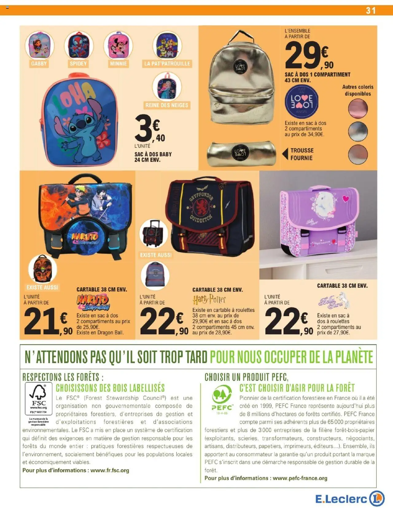 | Page: 31 | Produits: Sac, Cartable, Sac à dos