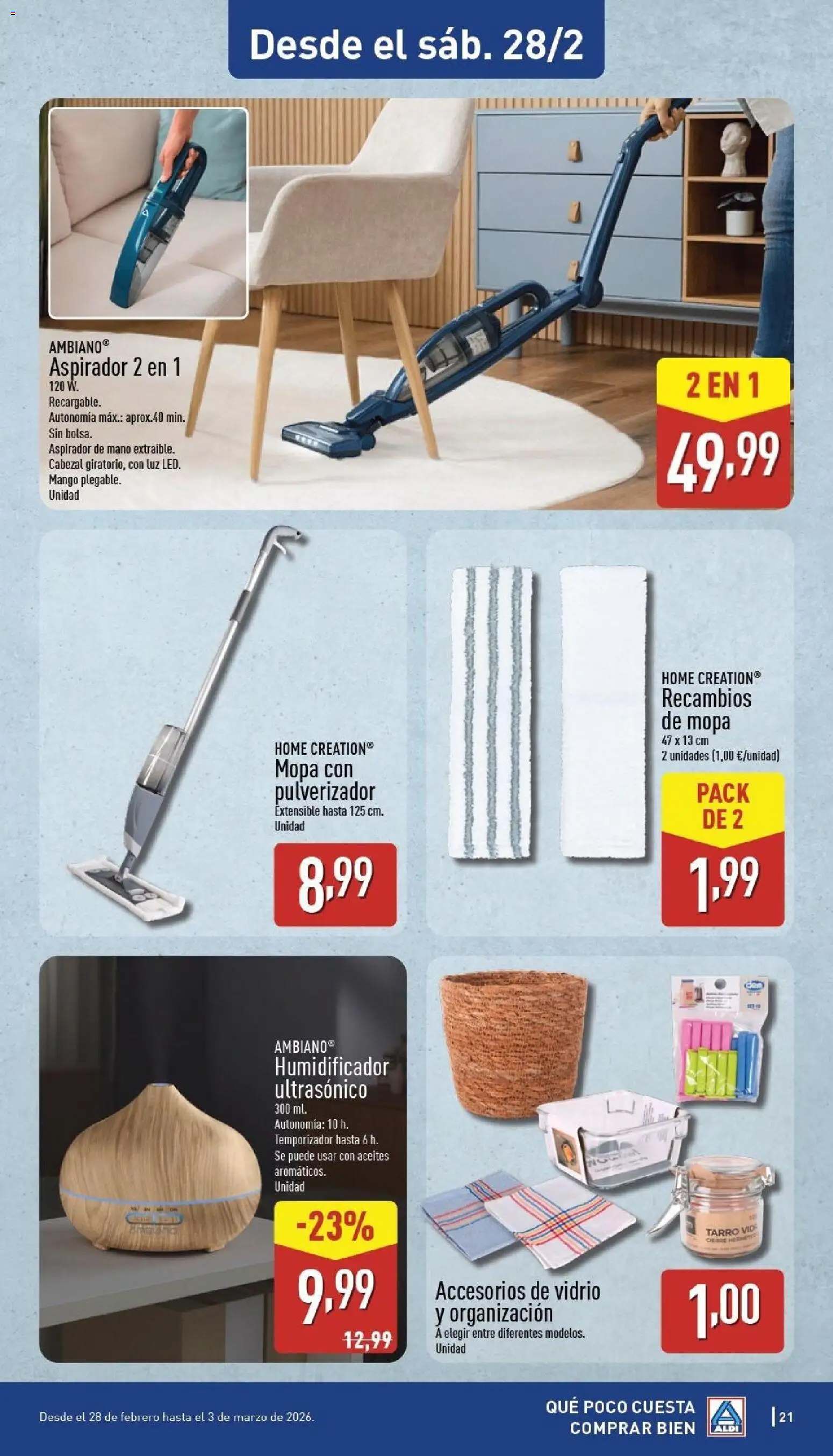 Aldi folleto Baleares │ válido desde el 23.02.2026 | Página: 21 | Productos: Ρούτερ, Aspirador
