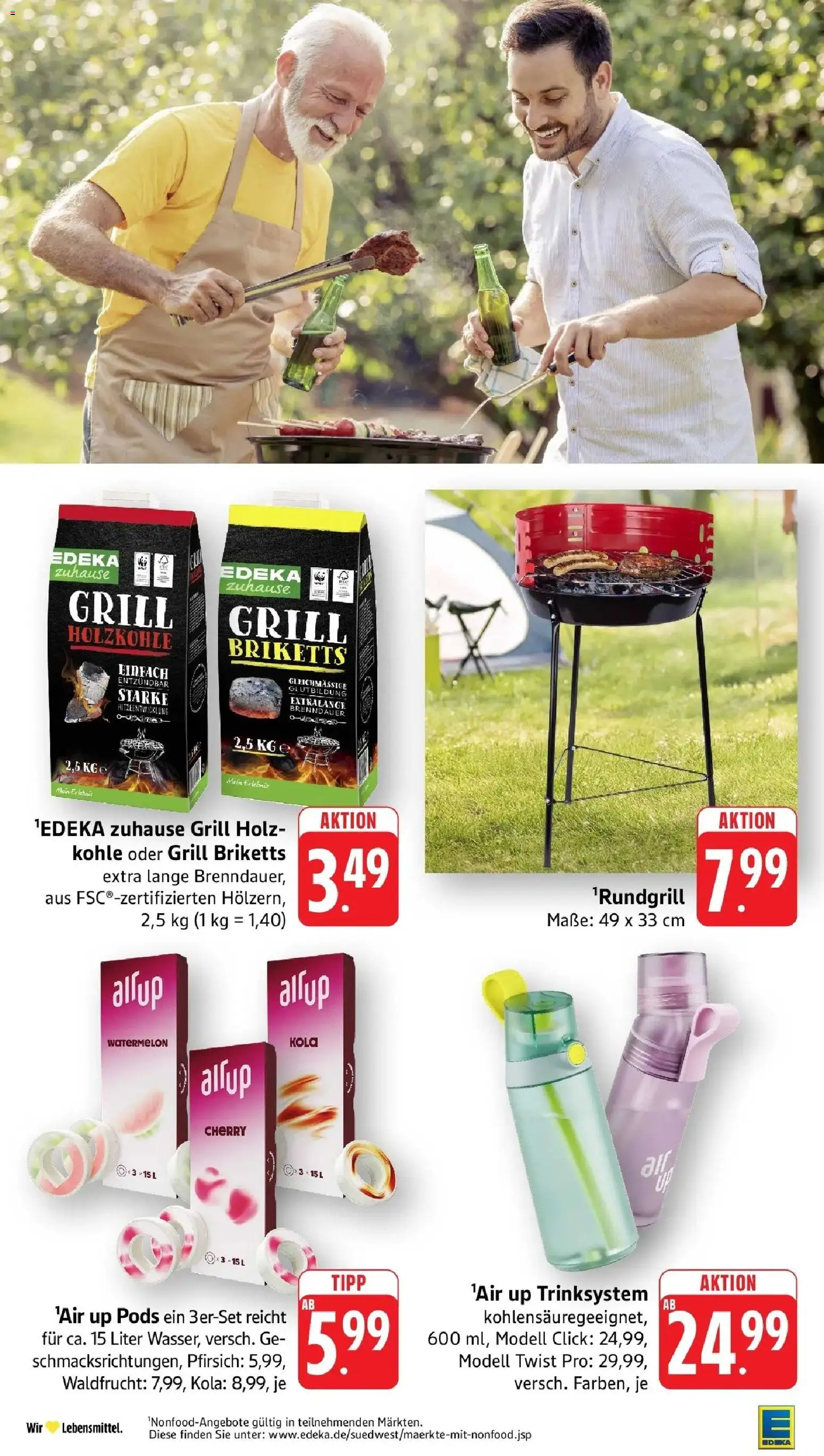 E center Prospekt Reutlingen	 – gültig ab 05.04.2026 | Seite: 40 | Produkte: Grill, Pfirsich