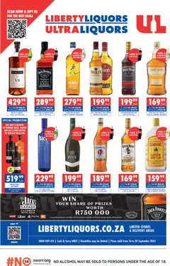 Ultra Liquors specials catalogue – valid from 16.09.2025