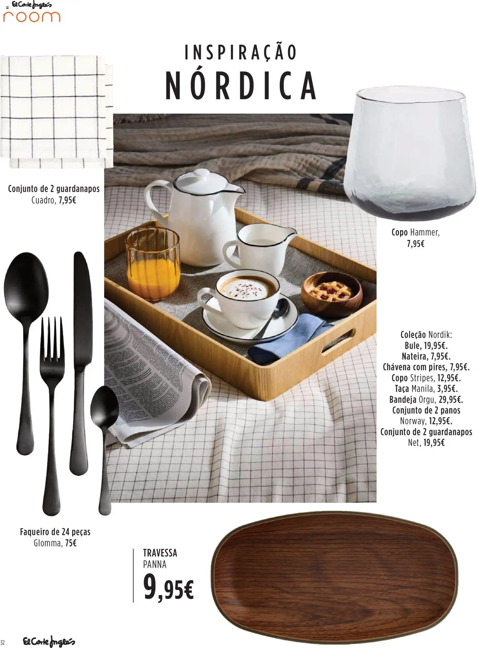 El Corte Ingles Decora │ válido de 23.10.2025 | Página: 32 | Produtos: Bandeja, Guardanapos
