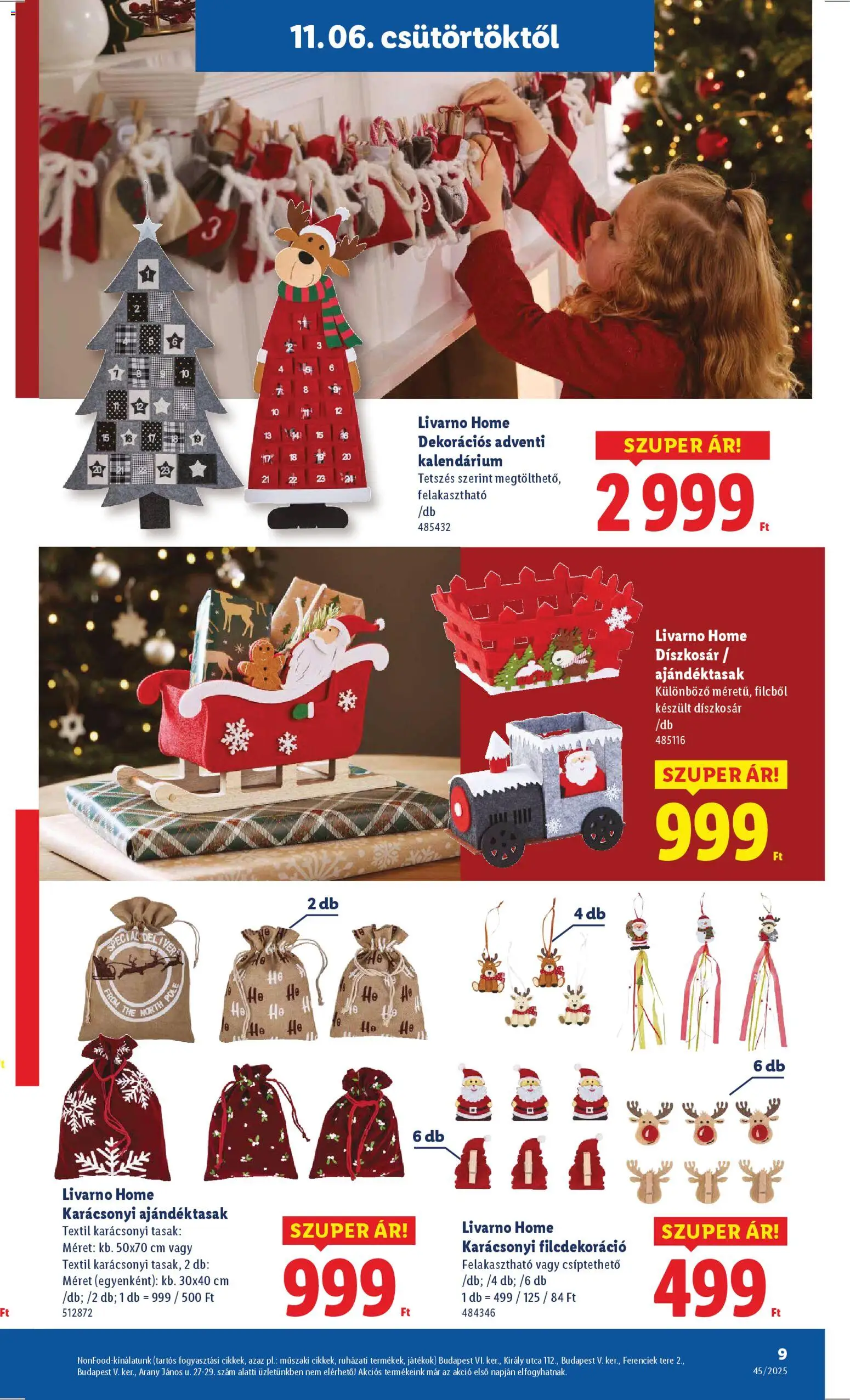 Lidl akciós ujság - amely érvényes a következő dátumtól: 06.11.2025 | Oldal: 9 | Termékek: Játékok