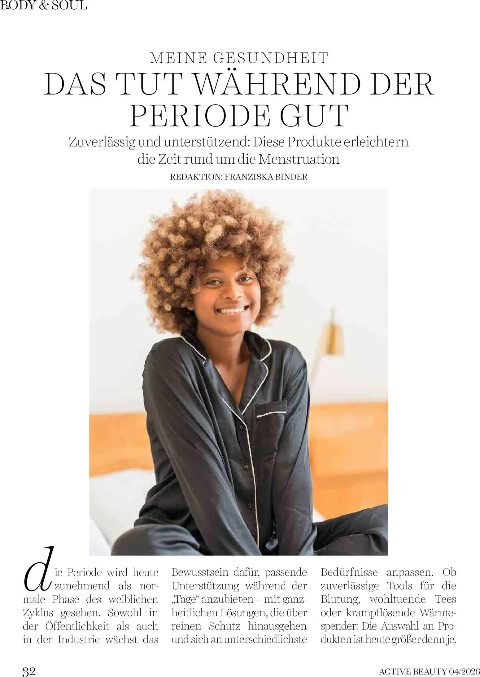 dm drogerie markt Active Beauty Magazin 04/2026 gültig ab 01.04.2026 | Seite: 32