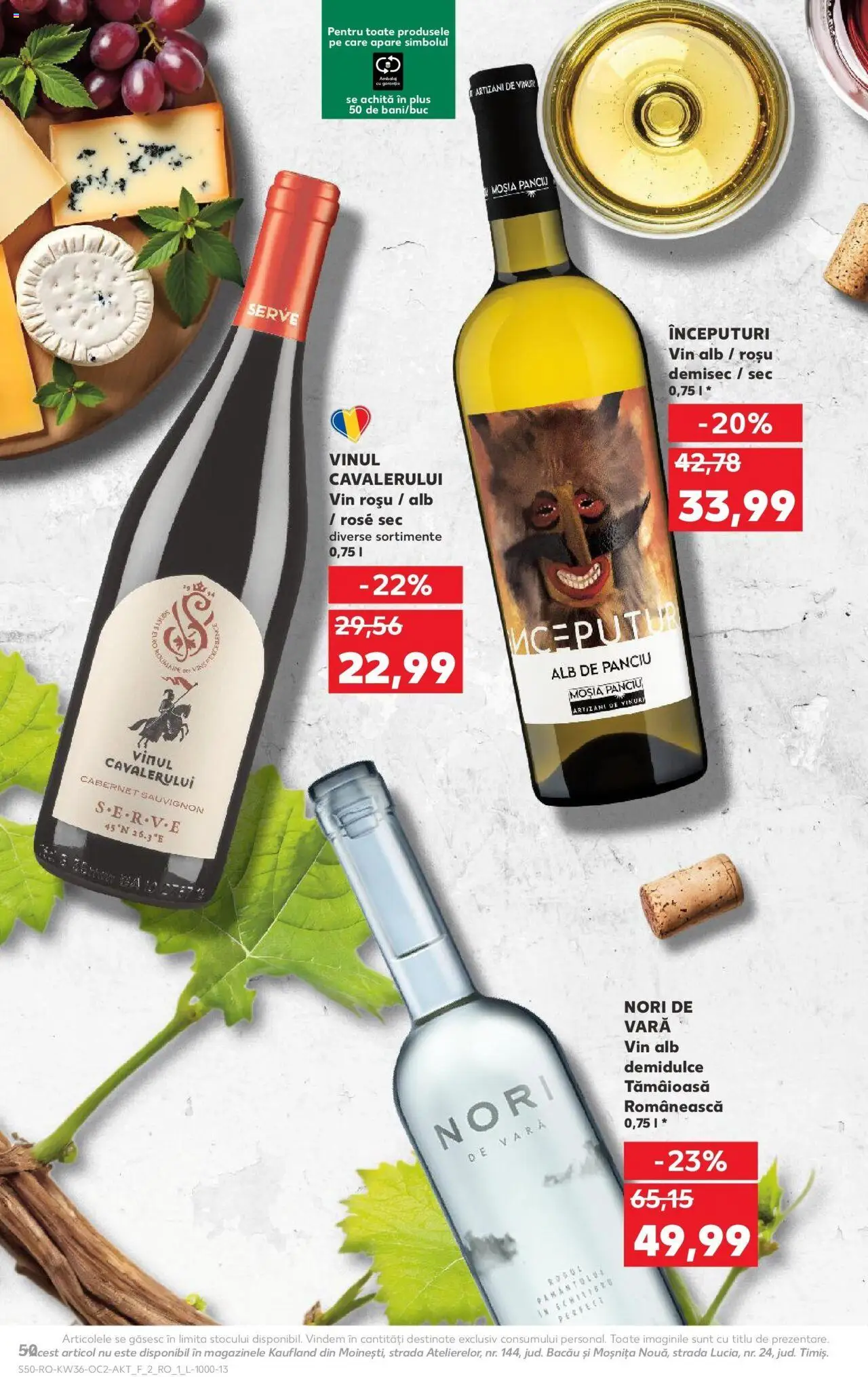 Noul catalog Kaufland – valabil de la 03.09.2025 | Pagină: 50 | Produse: Vin
