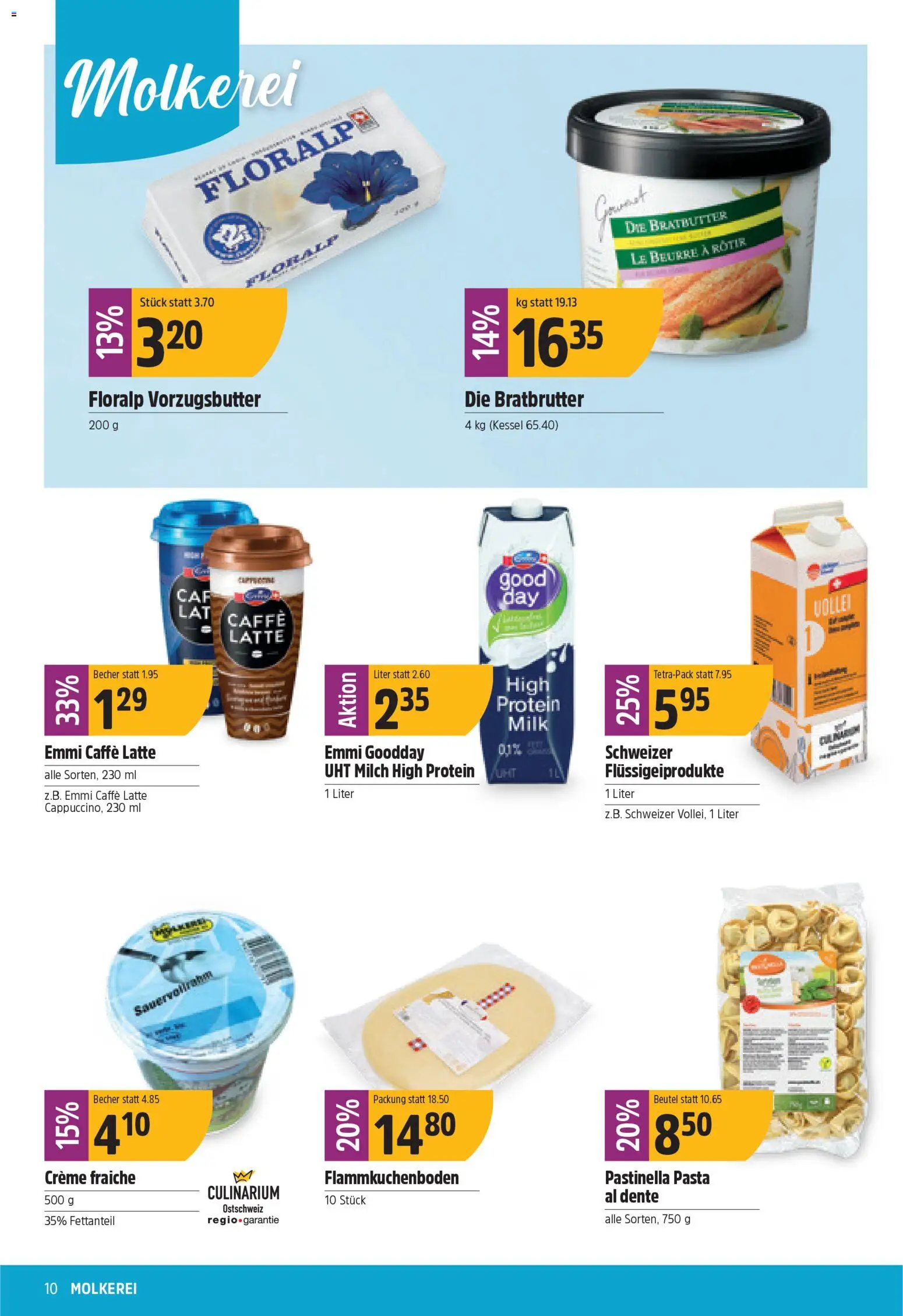 TopCC Aktionen – gültig ab 17.11.2025 | Seite: 10 | Produkte: Milch, Pasta, Kessel, Creme