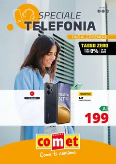 Anteprima del volantino Comet Telefonia catalogo valido a partire dal 28.11.2025