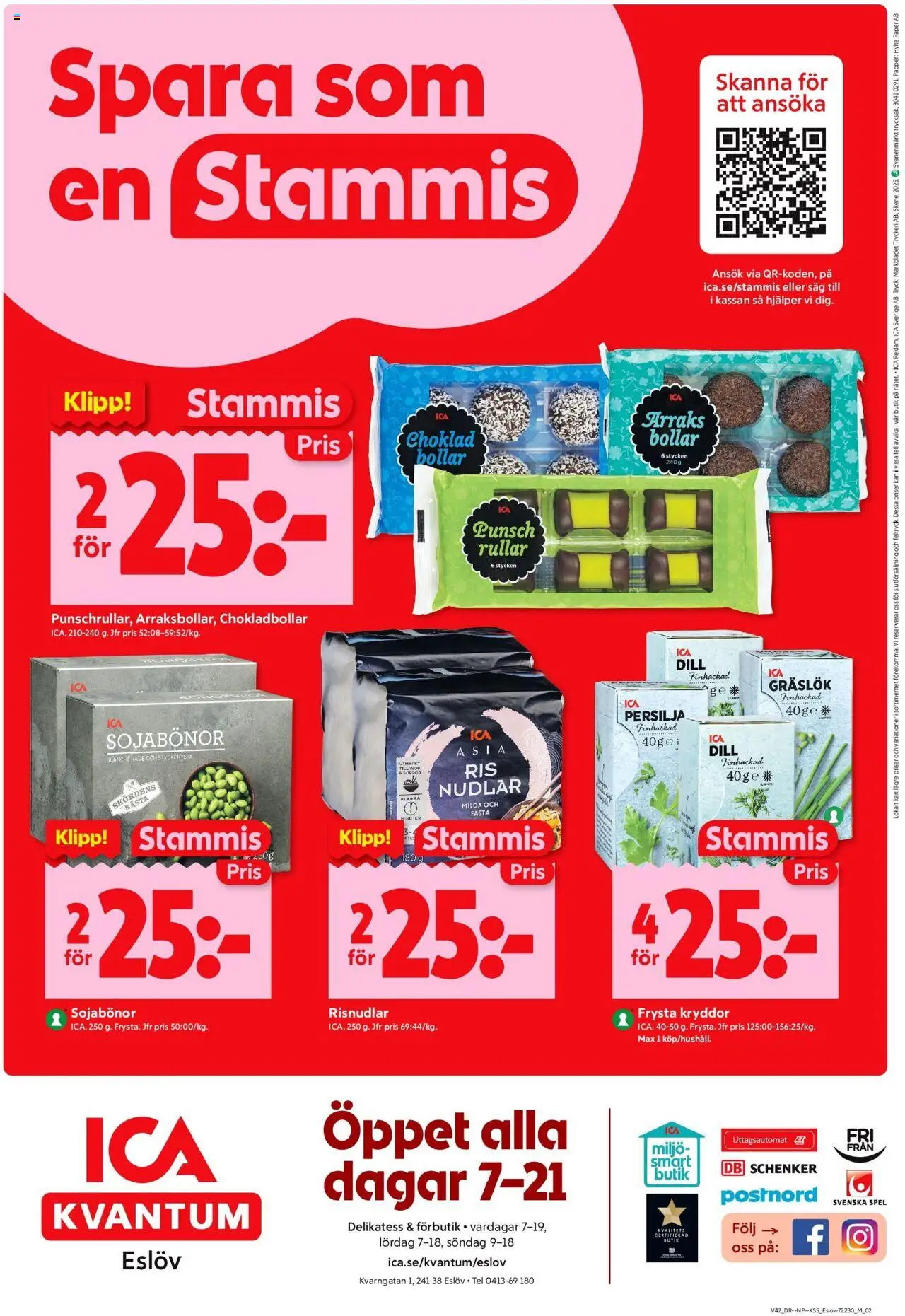 ICA Kvantum reklamblad aktuell från 13.10.2025 | Sida: 10 | Produkter: Såg, Papper, Persilja, Spel