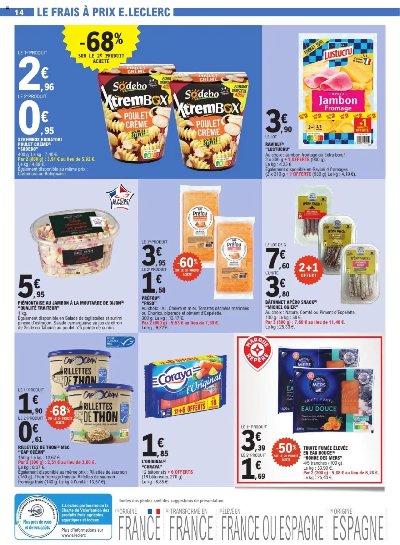  | Page: 14 | Produits: Citron, Saumon, Crème, Fromage frais