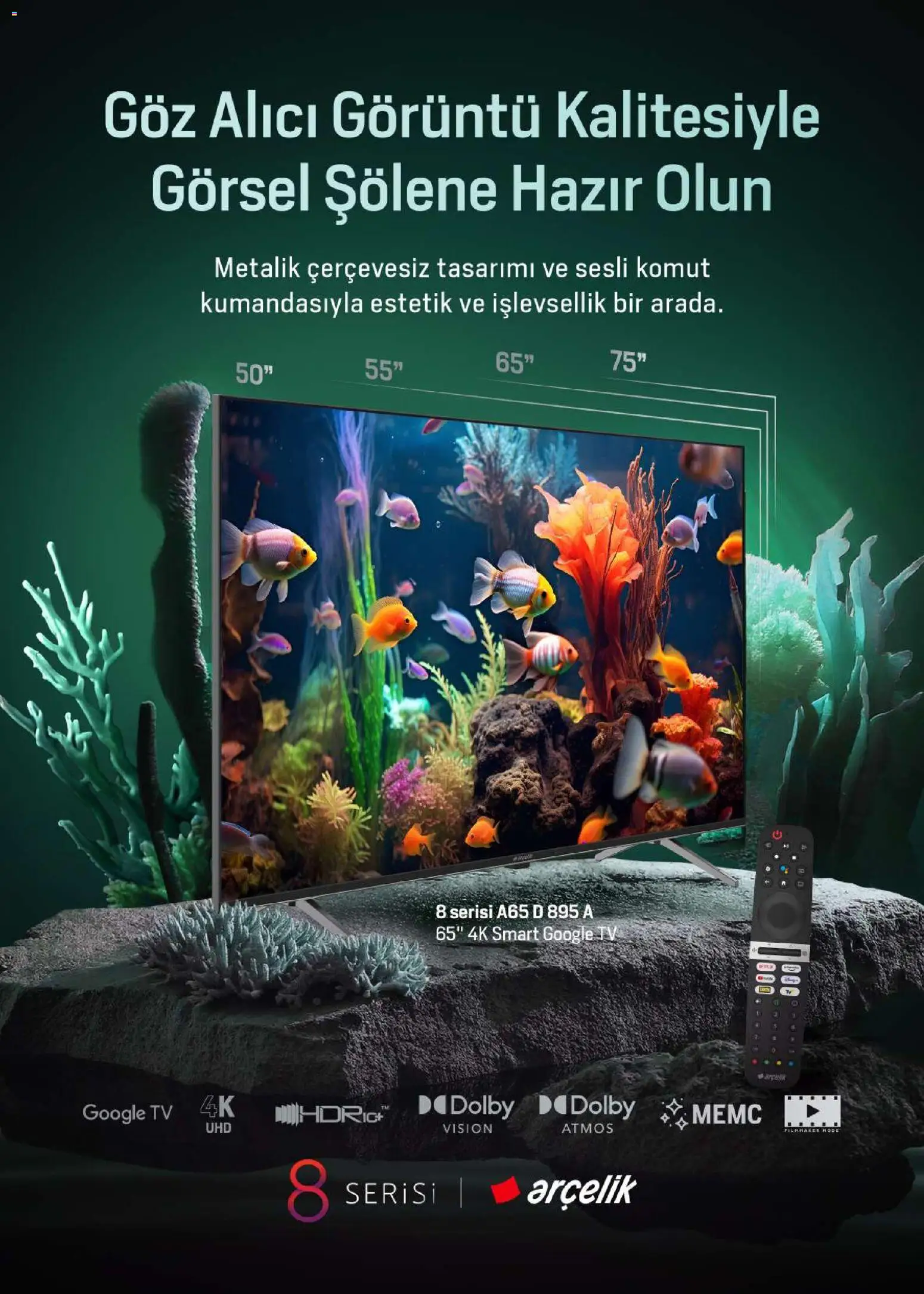 Arçelik Katalog - 16.12.2025 tarihinden itibaren geçerlidir | Sayfa: 83 | Ürünler: TV