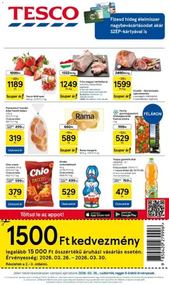 Tesco akciós újság - amely érvényes a következő dátumtól: 26.03.2026