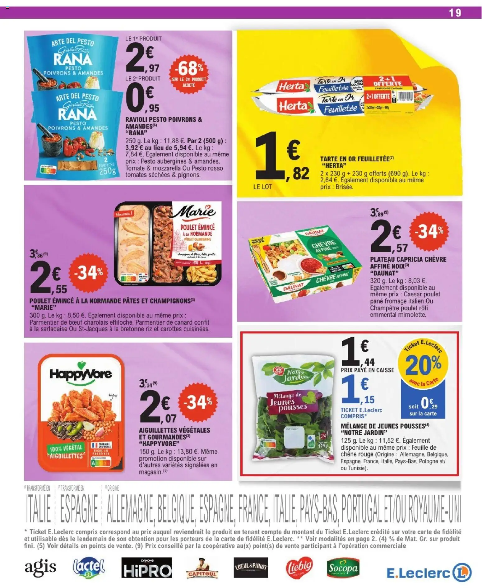 {H1} | Page: 19 | Produits: Carottes, Plateau, Riz, Noix