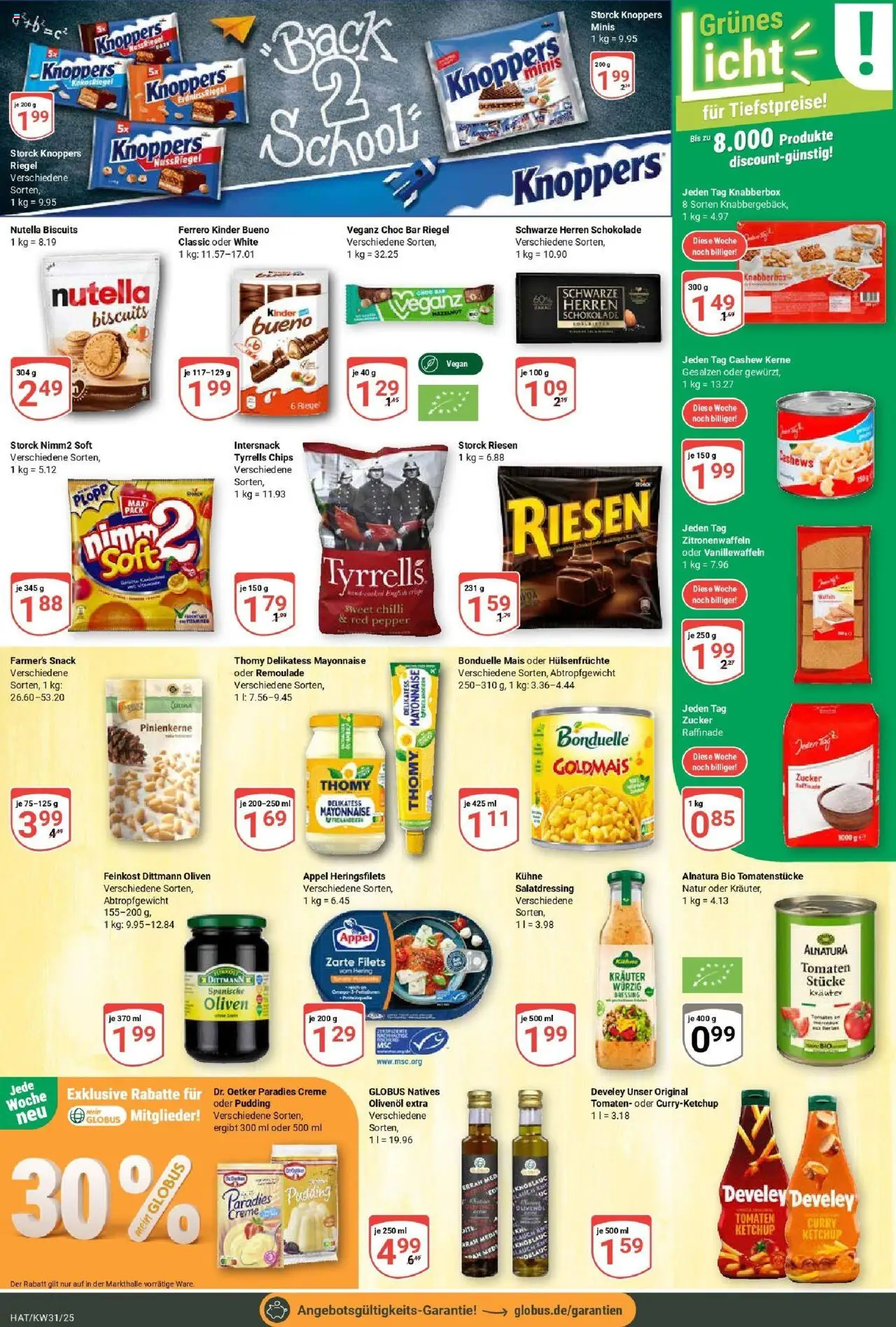 Globus prospekt Hattersheim	 - gültig ab dem 28.07.2025 | Seite: 12 | Produkte: Olivenol, Kinder bueno, Pudding, Creme