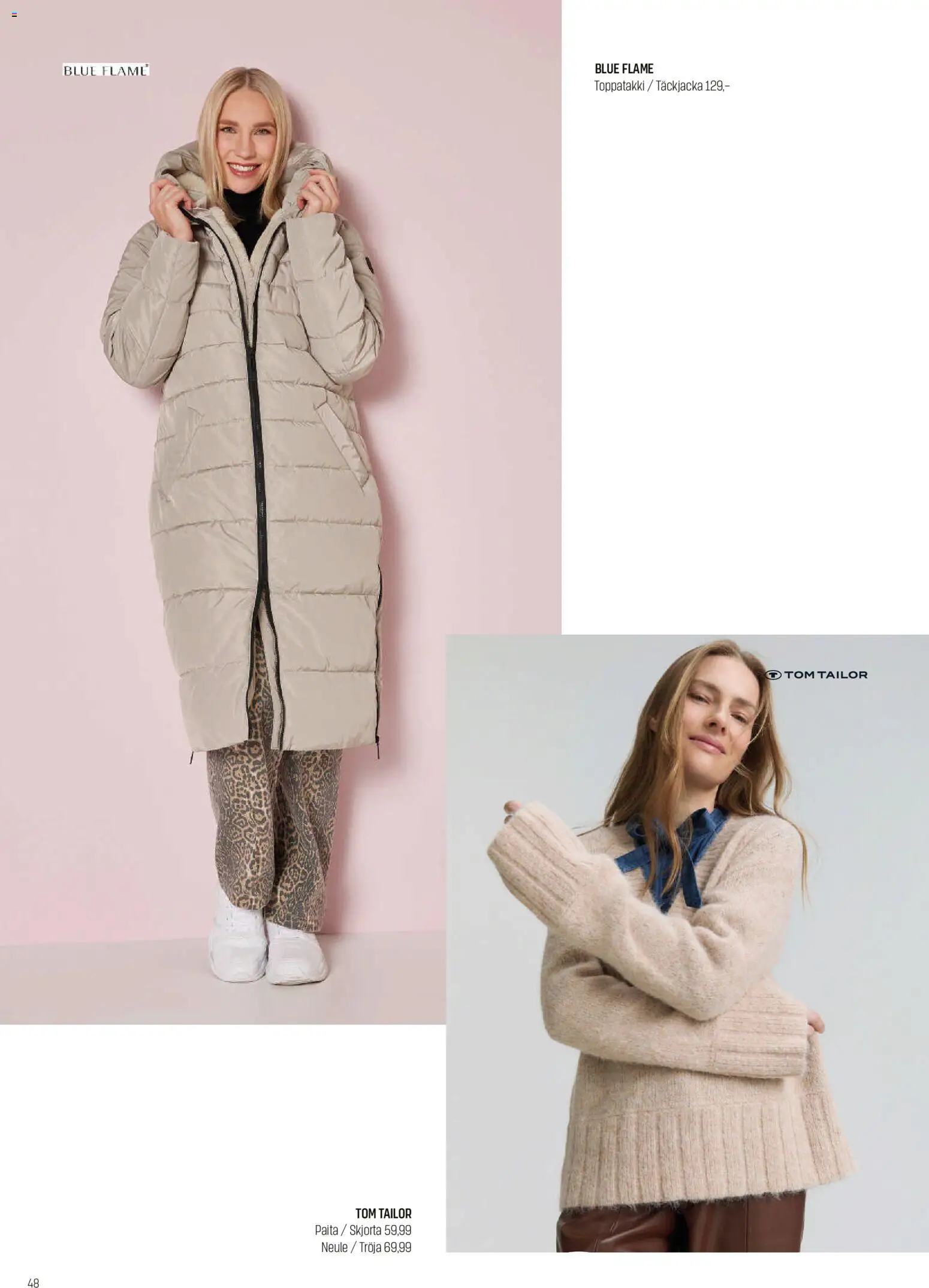 Sokos tarjoukset – voimassa 12.11.2025 alkaen | Sivu: 48 | Tuotteet: Paita, Neule, Toppatakki