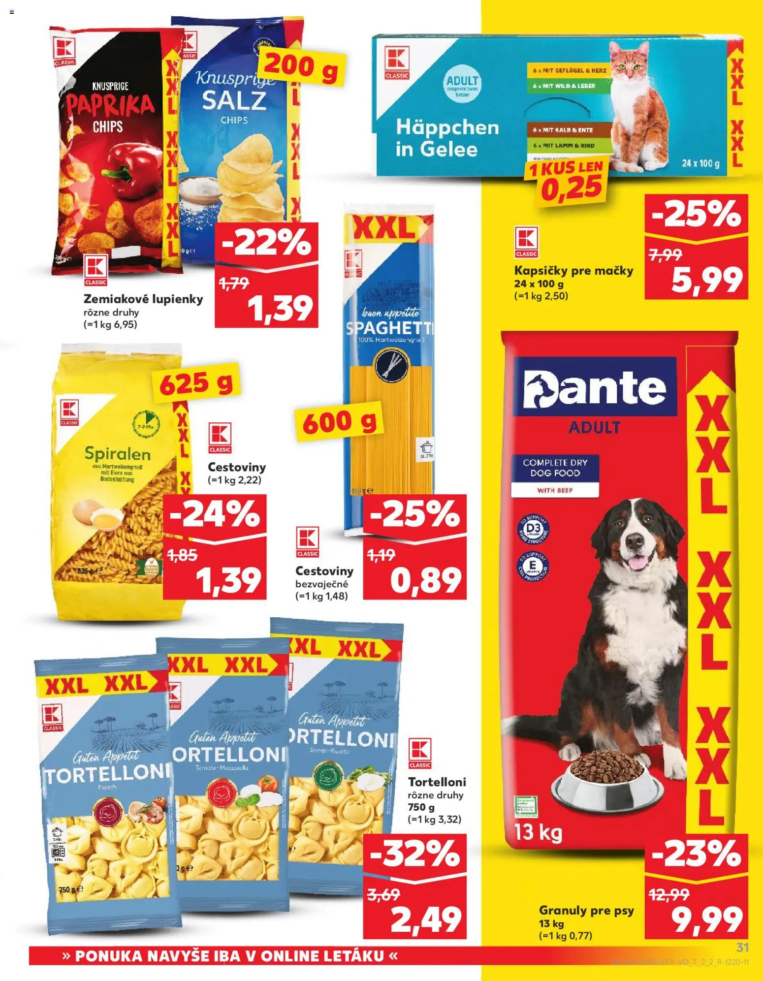 Kaufland SK akciós ujság - amely érvényes a következő dátumtól: 15.01.2026 | Oldal: 31 | Termékek: Chips
