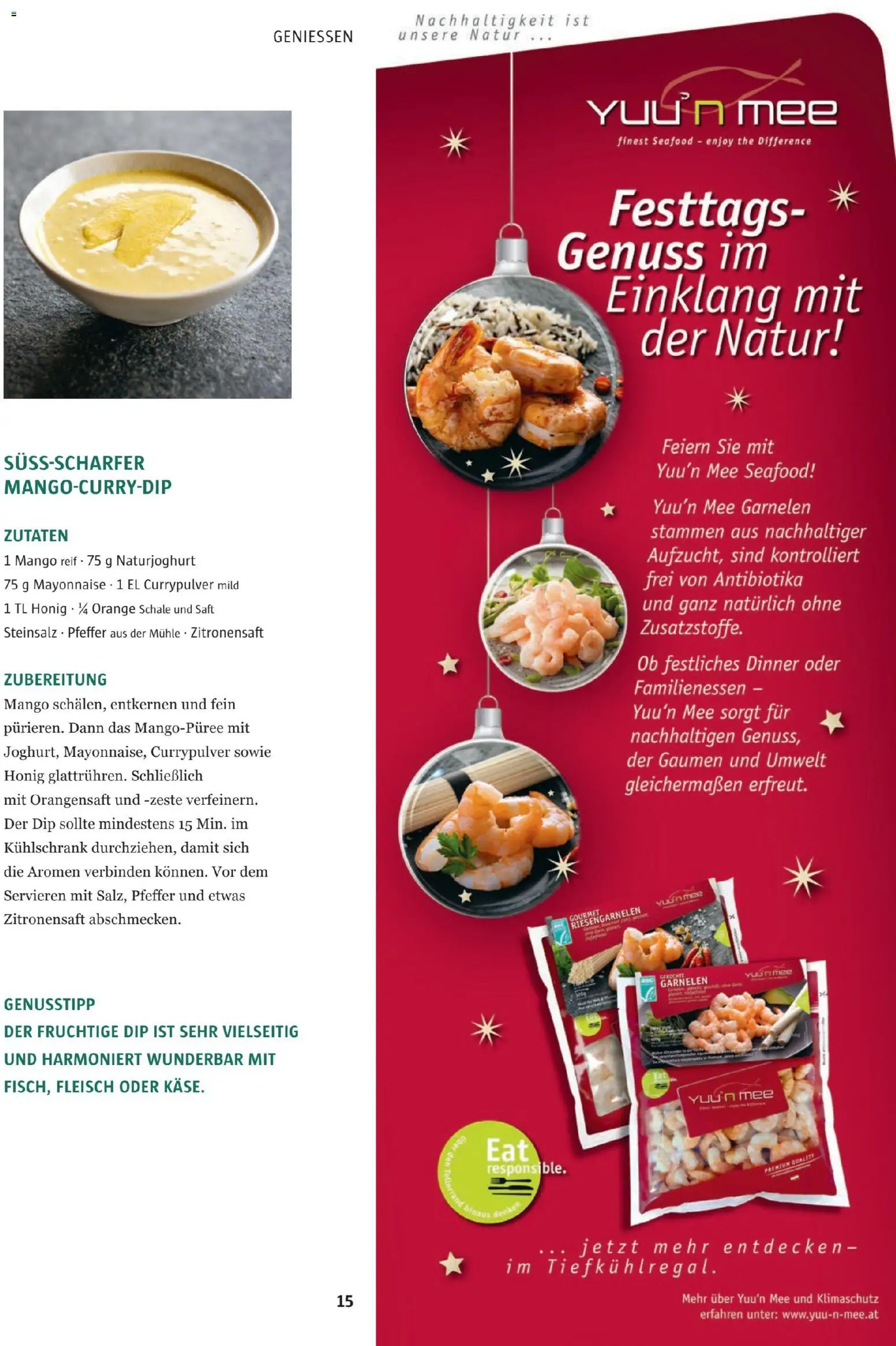 Sutterlüty B’sundrig Magazine gültig ab 17.11.2025 | Seite: 15 | Produkte: Mayonnaise, Mango, Kühlschrank, Mühle