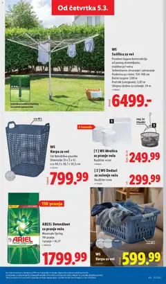 W5 Korpa za veš, Od fleksibilne plastike. Dimenzije (D x Š x V): cca 40,5 x 38,7 x 50,5 cm - pregled Lidl kataloga - važi od 05.03.2026 | Strana: 91