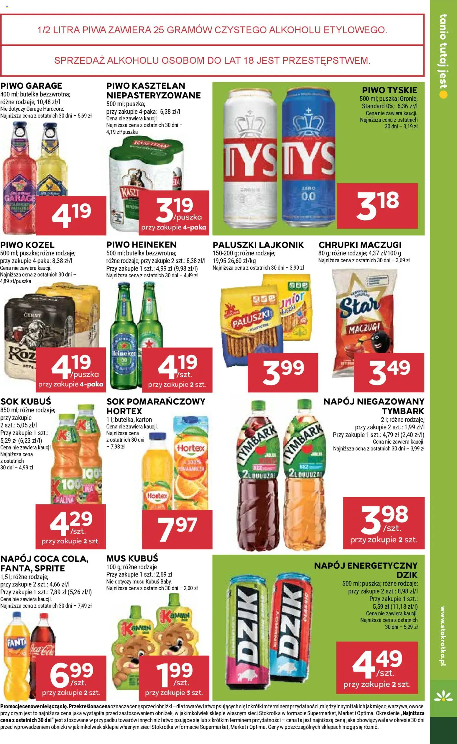 Stokrotka Gazetka - Market od 26.02.2026 | Strona: 23 | Produkty: Stokrotka, Tyskie, Piwo, Piwo kozel