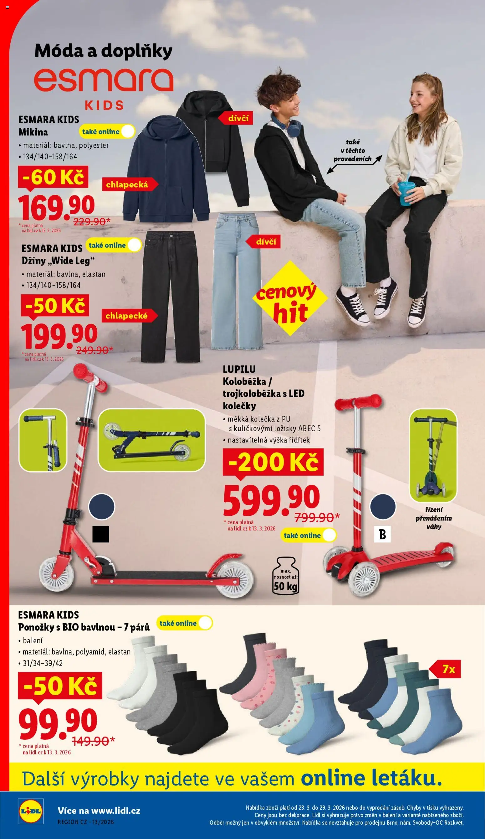 Lidl leták od 23.03.2026 💥 Nenechte si ujít TOP nabídky! ⭐ | Ceská republika