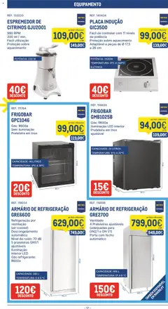 Makro folheto │ válido de 15.07.2025 | Página: 17 | Produtos: Refrigerante, Armário, Espremedor, Prateleira