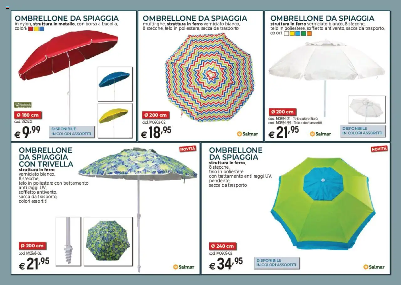 Volantino Brico OK del 03.03.2025 | Pagina: 5 | Prodotti: Tè, Ombrellone, Borsa
