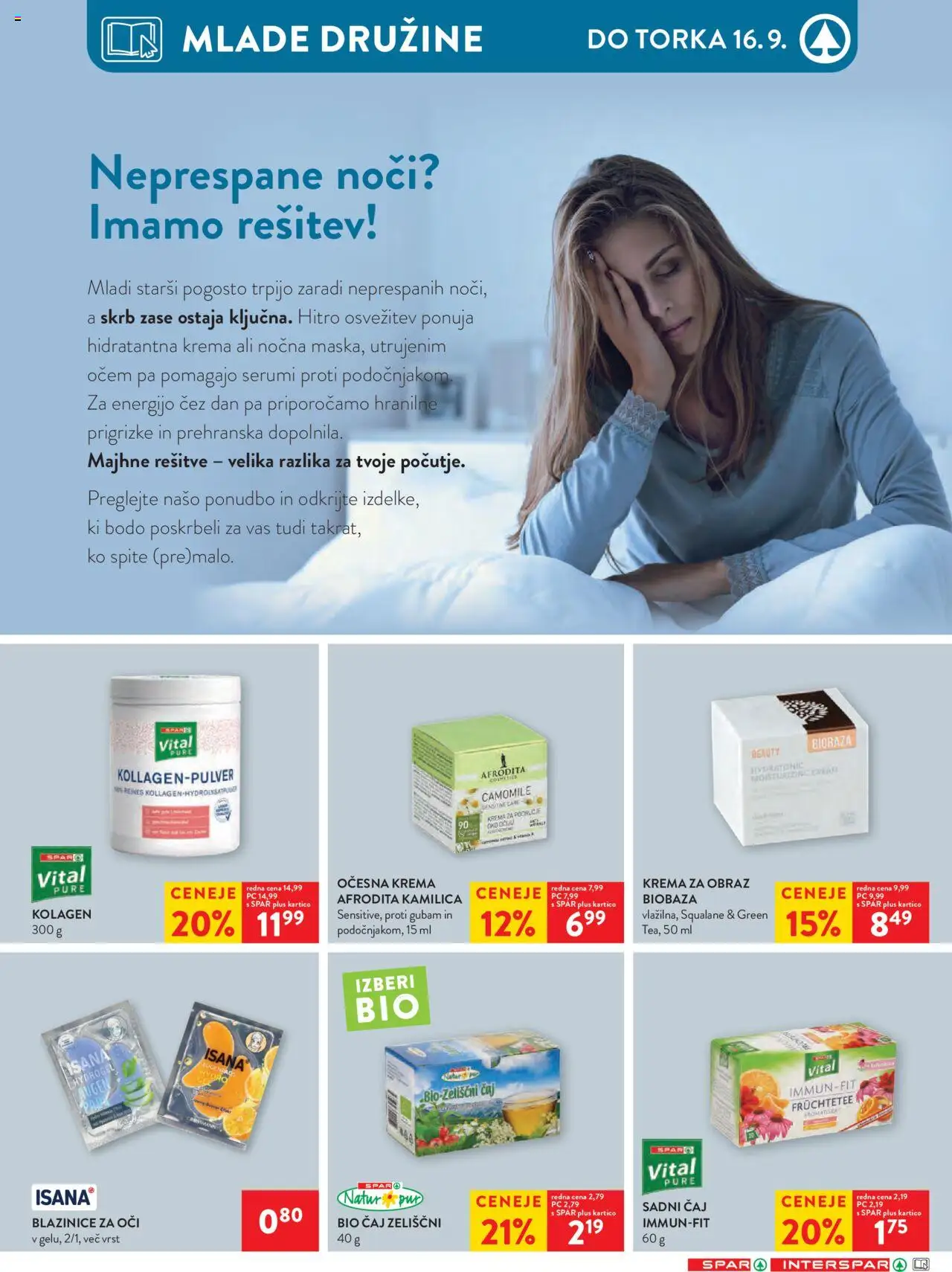 Novi Spar katalog ponudbe – veljaven od 10.09.2025 | Stran: 17 | Izdelki: Escoba, Krema, Caj, Krema za obraz