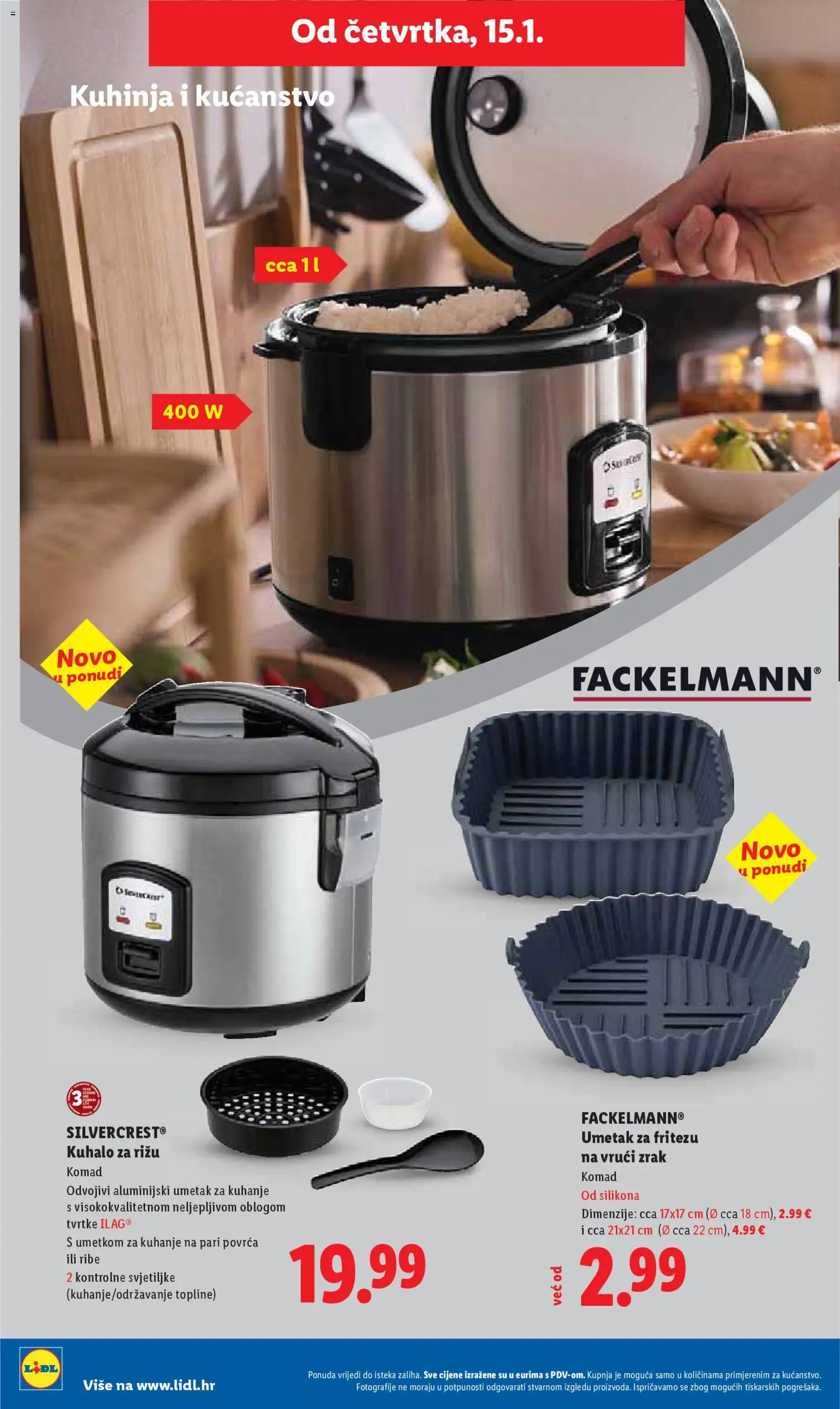 Lidl katalog | vrijedi od 12.01.2026 | Stranica: 50 | Proizvodi: Kuhinja