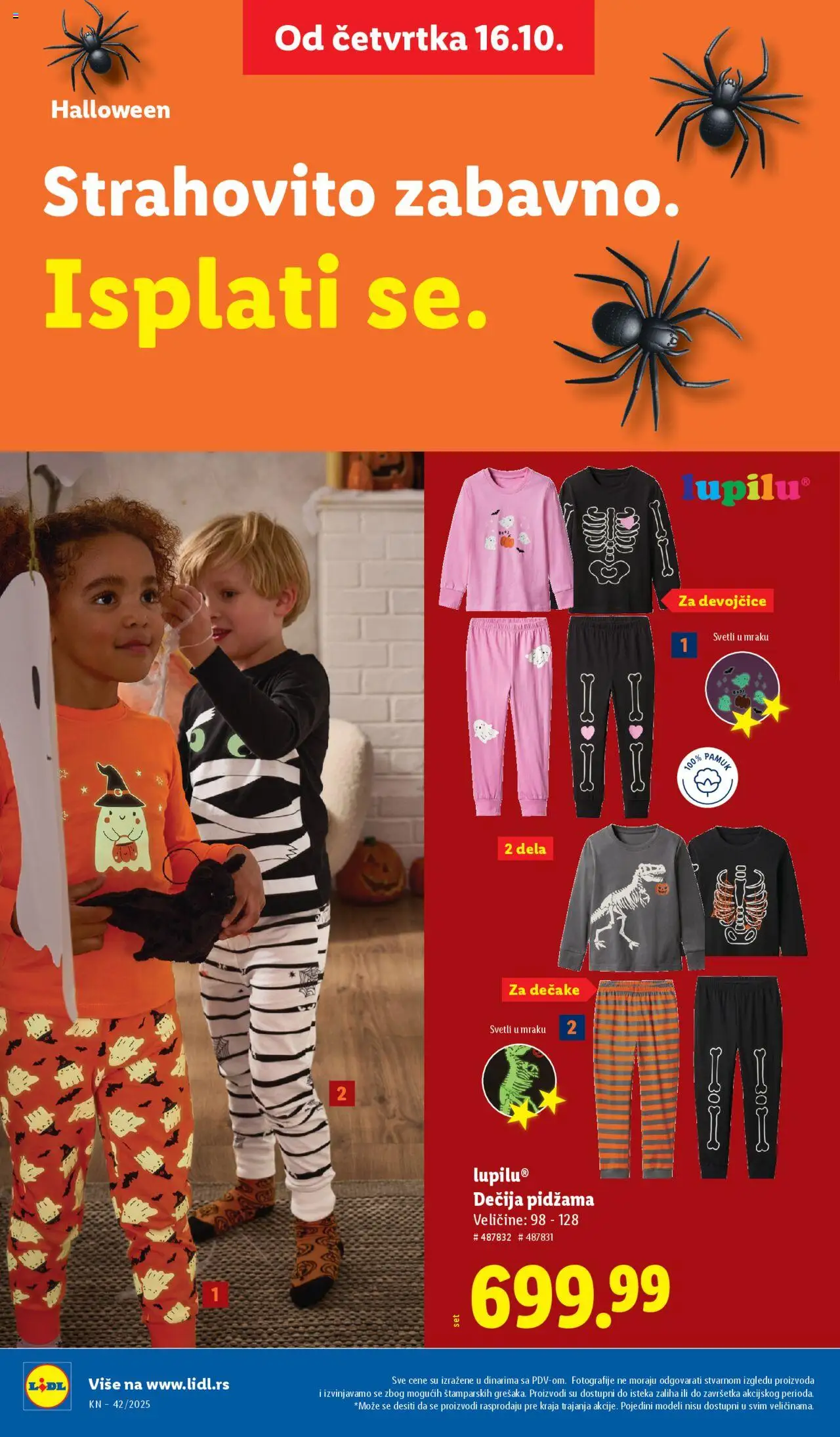 Lidl katalog - važi od 16.10.2025 | Strana: 44 | Proizvode: Pidžama
