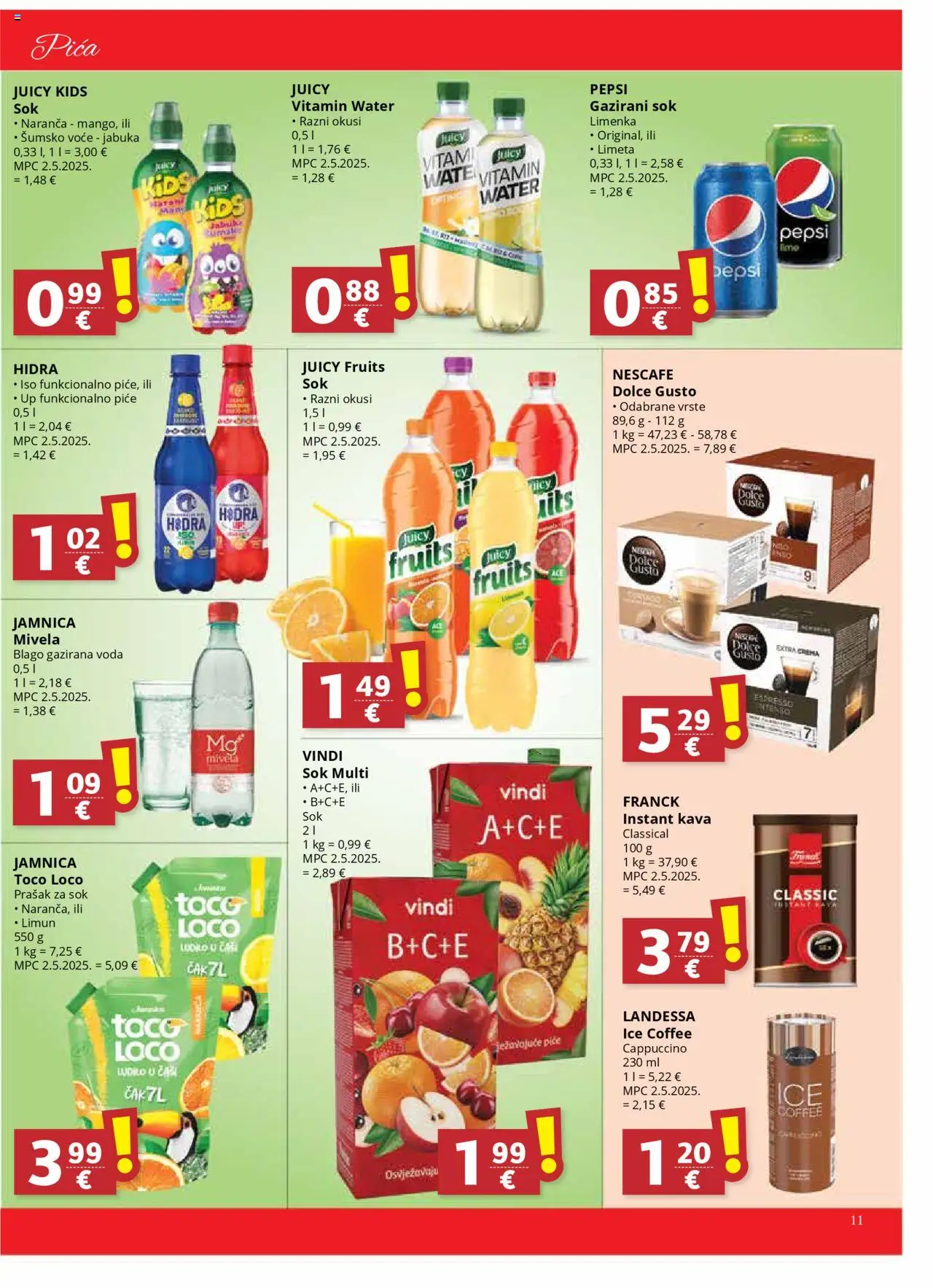 Djelo katalog | vrijedi od 08.10.2025 | Stranica: 11 | Proizvodi: Šumsko voće, Nescafe, Kava, Jabuka
