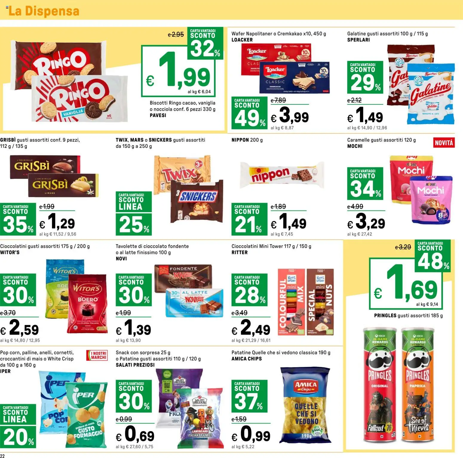 Volantino Iper del 07.04.2026 | Pagina: 22 | Prodotti: Patatine, Biscotti, Limone, Mais