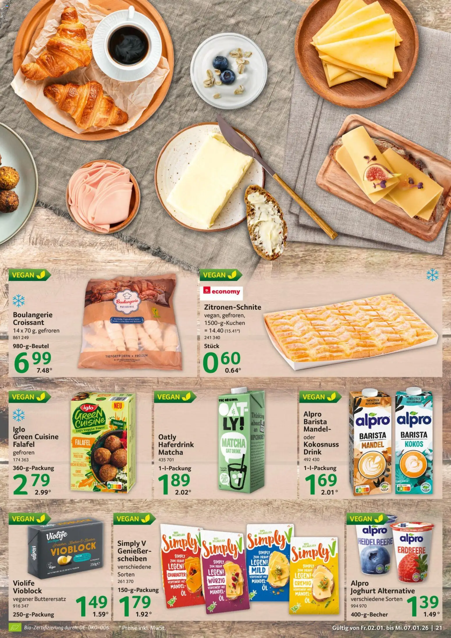 Selgros Prospekt 	 – gültig ab 02.01.2025 | Seite: 21 | Produkte: Joghurt, Iglo, Haferdrink, Alpro