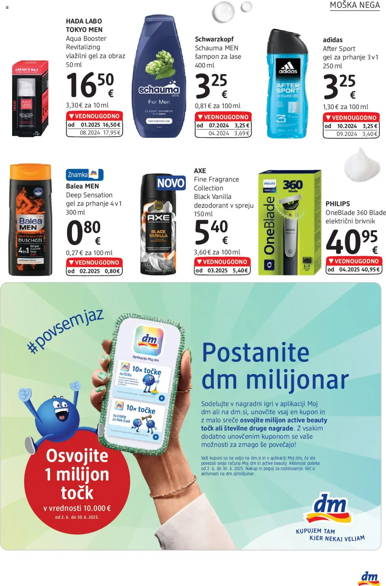 DM Drogerie Markt katalog │ velja od 02.06.2025 | Stran: 19 | Izdelki: Gel za prhanje, Čistila, Sampon, Brivnik