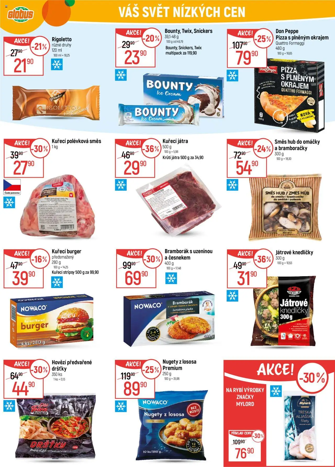 Globus leták - Liberec od 08.10.2025 | Strana: 21 | Produkty: Burger, Twix, Kuřecí stripsy, Nugety