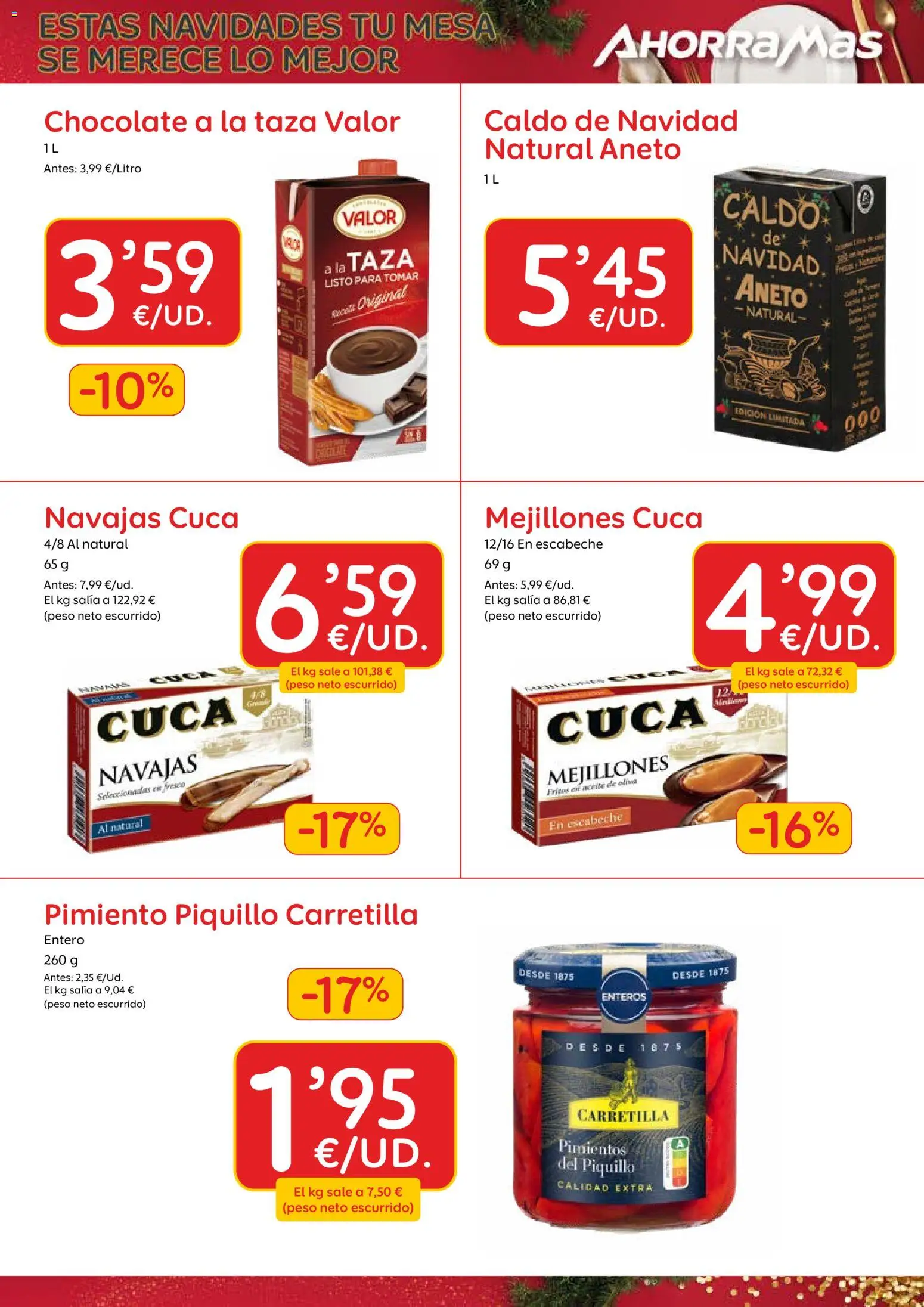 AhorraMas folleto │ válido desde el 18.12.2025 | Página: 15 | Productos: Chocolate, Κάδος απορρυμάτων, Peso, Mesa