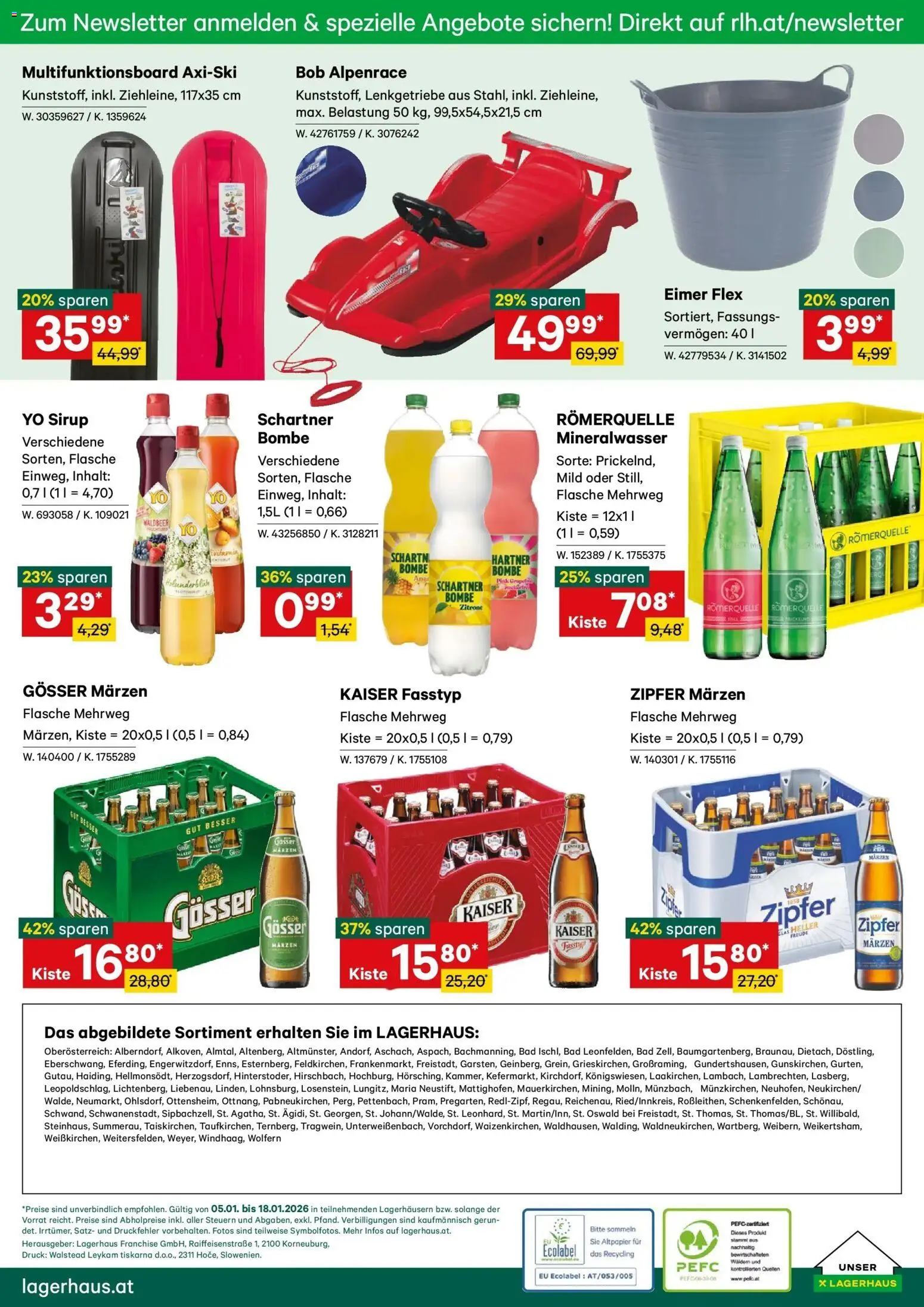 Lagerhaus Wochenangebote gültig ab 05.01.2026 | Seite: 8 | Produkte: Zitrone, Bad