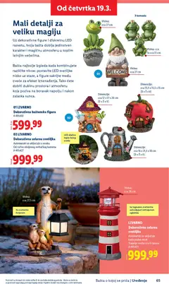 Lidl katalog Bašta o kojoj se priča - pregled Lidl kataloga - važi od 26.02.2026 | Strana: 65 | Proizvode: Sijalica, LED sijalica, Cvece