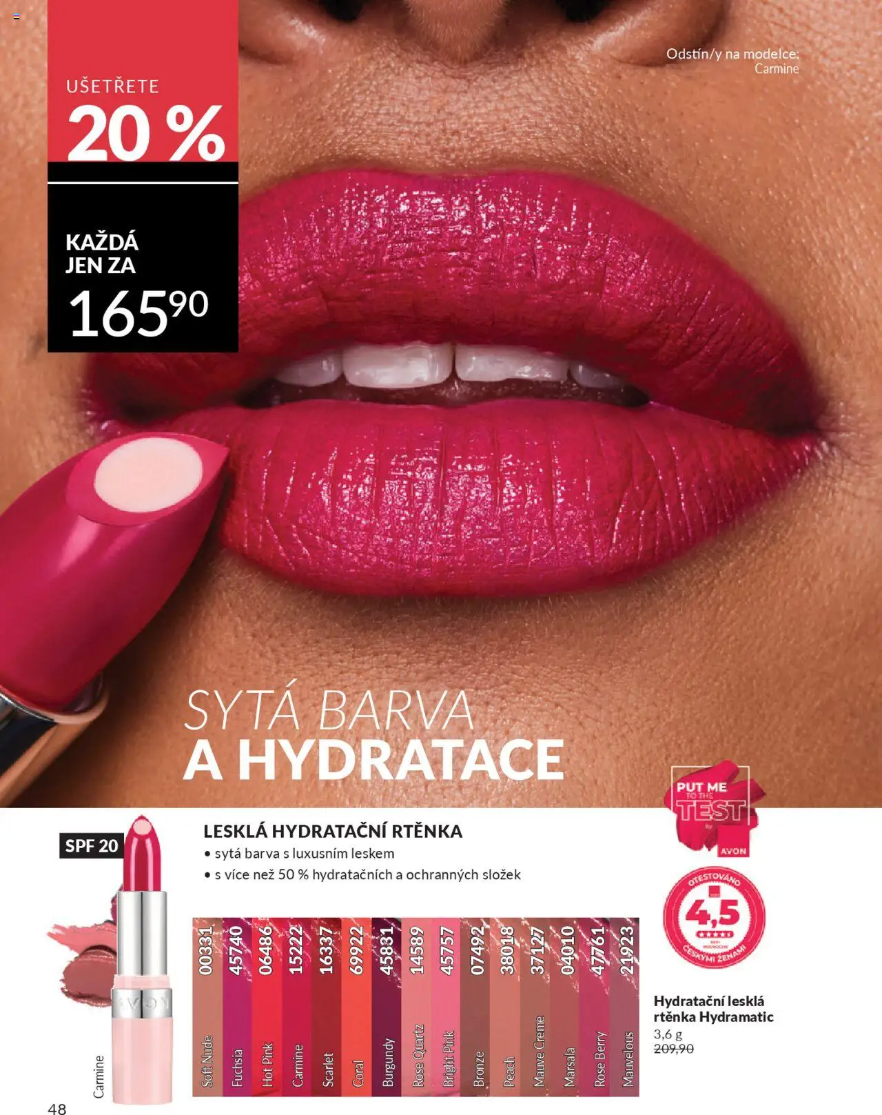 Avon katalog 9/2025 od 01.09.2025 | Strana: 50 | Produkty: Marsala, Test, Rtěnka