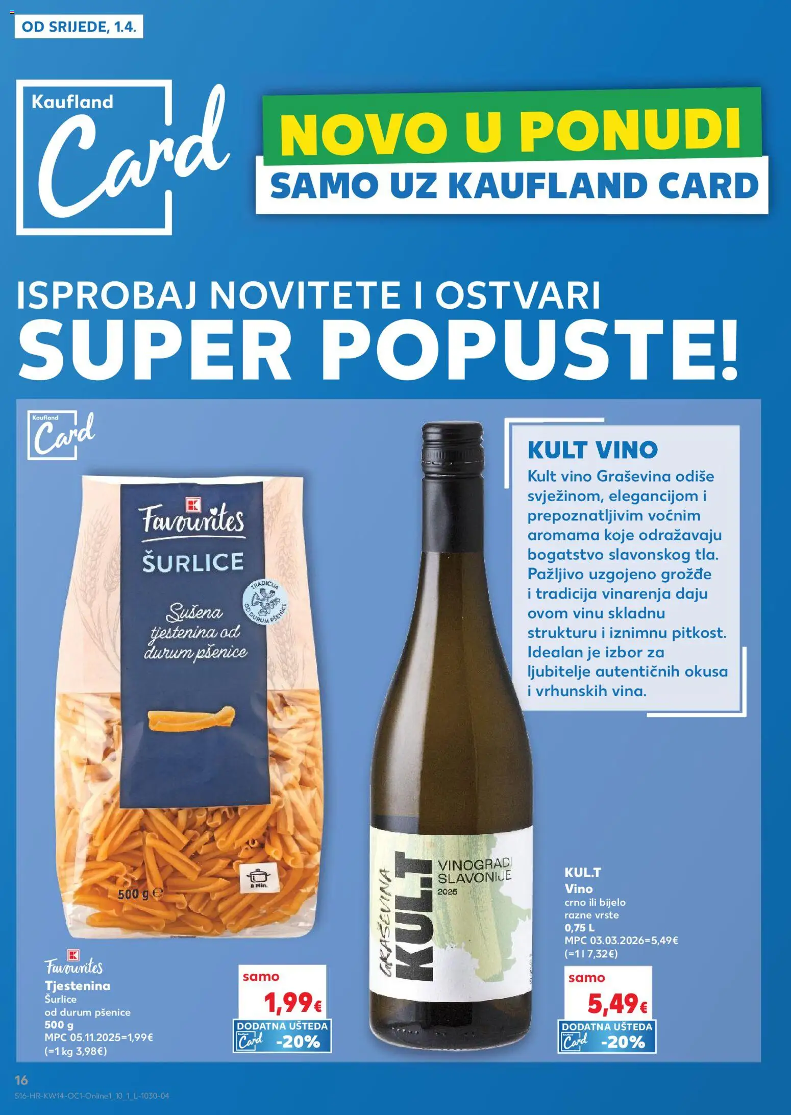 Kaufland katalog | vrijedi od 01.04.2026 | Stranica: 16