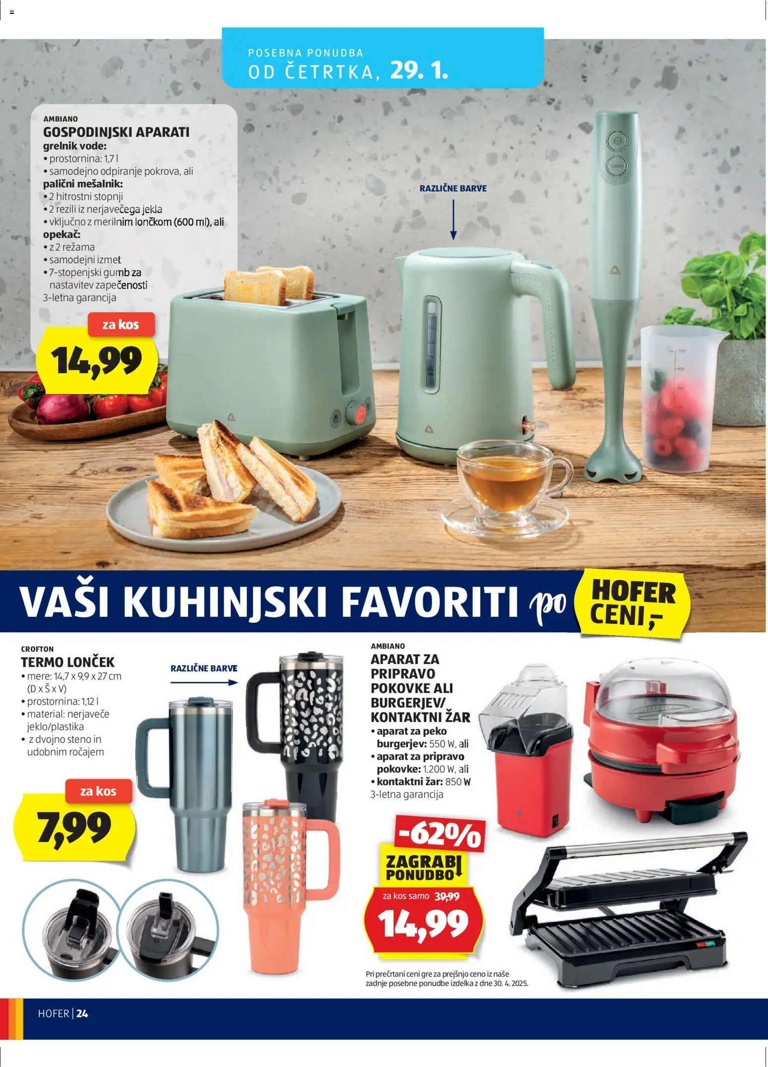 Hofer SI katalog | vrijedi od 21.01.2026 | Stranica: 24