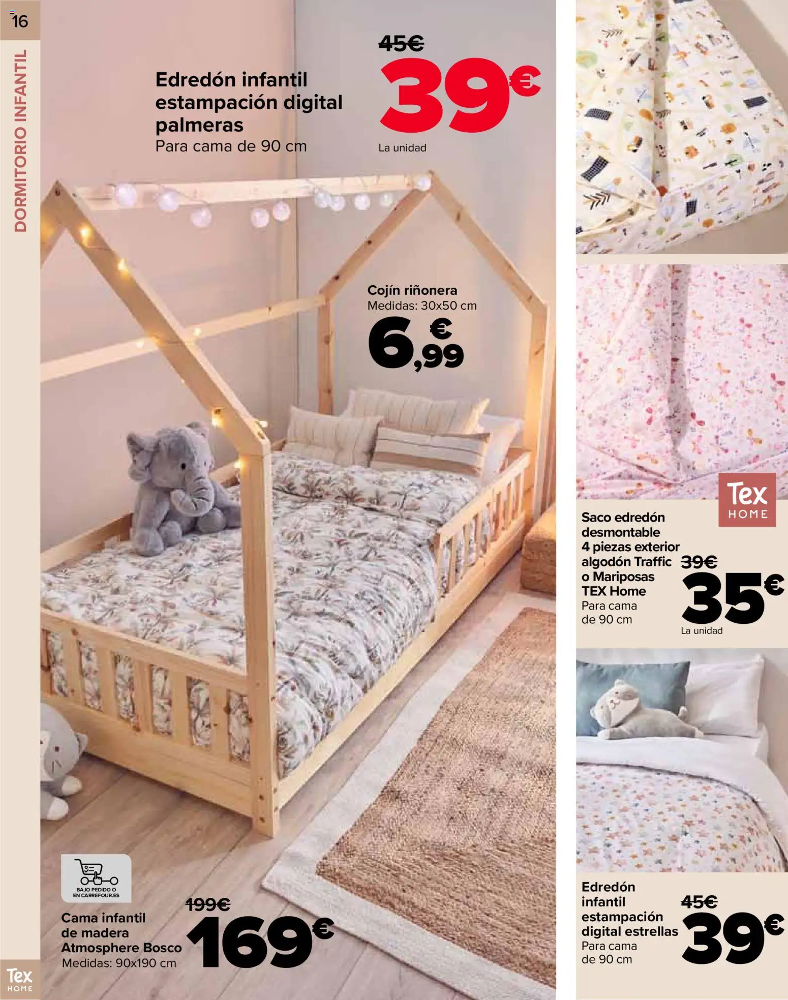 Carrefour folleto │ válido desde el 09.01.2026 | Página: 16 | Productos: Edredón, Palmeras, Cama, Cojín