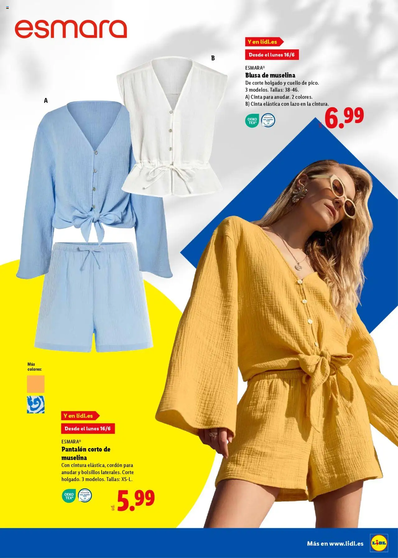 Lidl folleto │ válido desde el 23.06.2025 | Página: 35 | Productos: Blusa, Pantalón corto